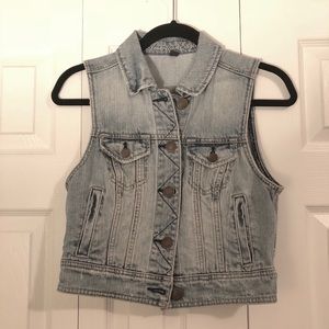 American Eagle Denim Vest